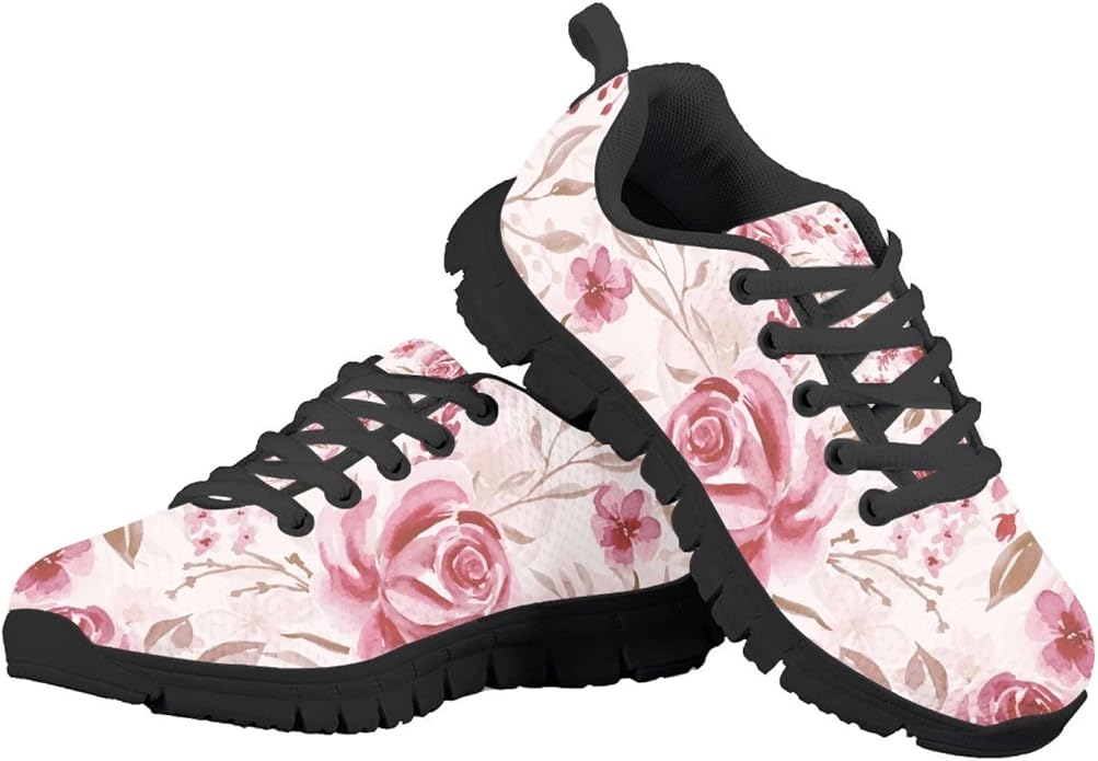 MARSVOVO First Shoes for Walking Boy Girl Athletic Lightweight Flexible Lace-up Breathable Running Shoes Casual Classic Comfortable Non Slip Play Sport Learning to Walk Toddler Girl Sneakers