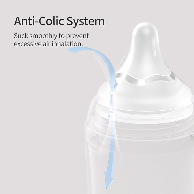 Pigeon Silicone Nipple (L) with Latch-On Line, Natural Feel, 6+ Months, 4 Counts