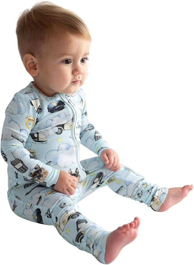Posh Peanut Convertible Baby Sleepers - Girls Footless Baby Pajamas with 2 Way Zipper for Easy Diaper Changes