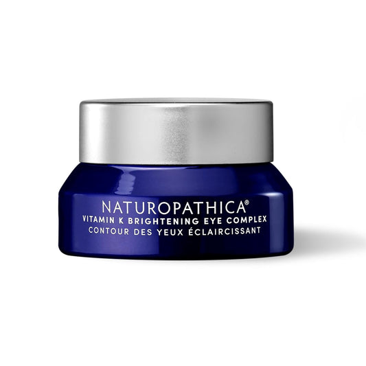 Naturopathica Vitamin K Brightening Eye Complex, Daily Eye Cream for Dark Circles and Puffy Eyes, Under Eye Cream to Help Firm and Revitalize Tired Eyes, 0.5 fl oz