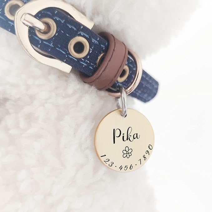 Cats Dogs ID Tags Personalized Lovely Symbols Pets Collar Name Accessories - Image 2