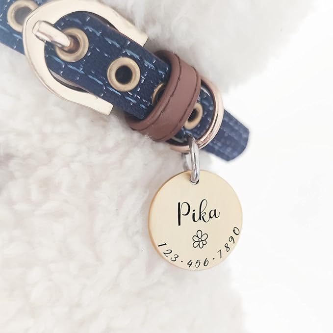 Cats Dogs ID Tags Personalized Lovely Symbols Pets Collar Name Accessories - Image 2