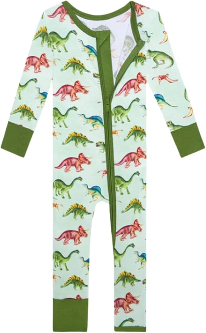 Posh Peanut Convertible Baby Sleepers - Girls Footless Baby Pajamas with 2 Way Zipper for Easy Diaper Changes