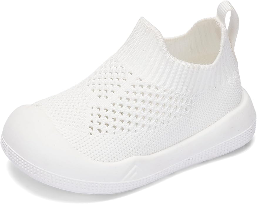 Engtoy Baby Shoes & Socks - Non-Slip Breathable Slippers with Soft Rubber Sole - Baby Boys & Girls Slip On Sneakers