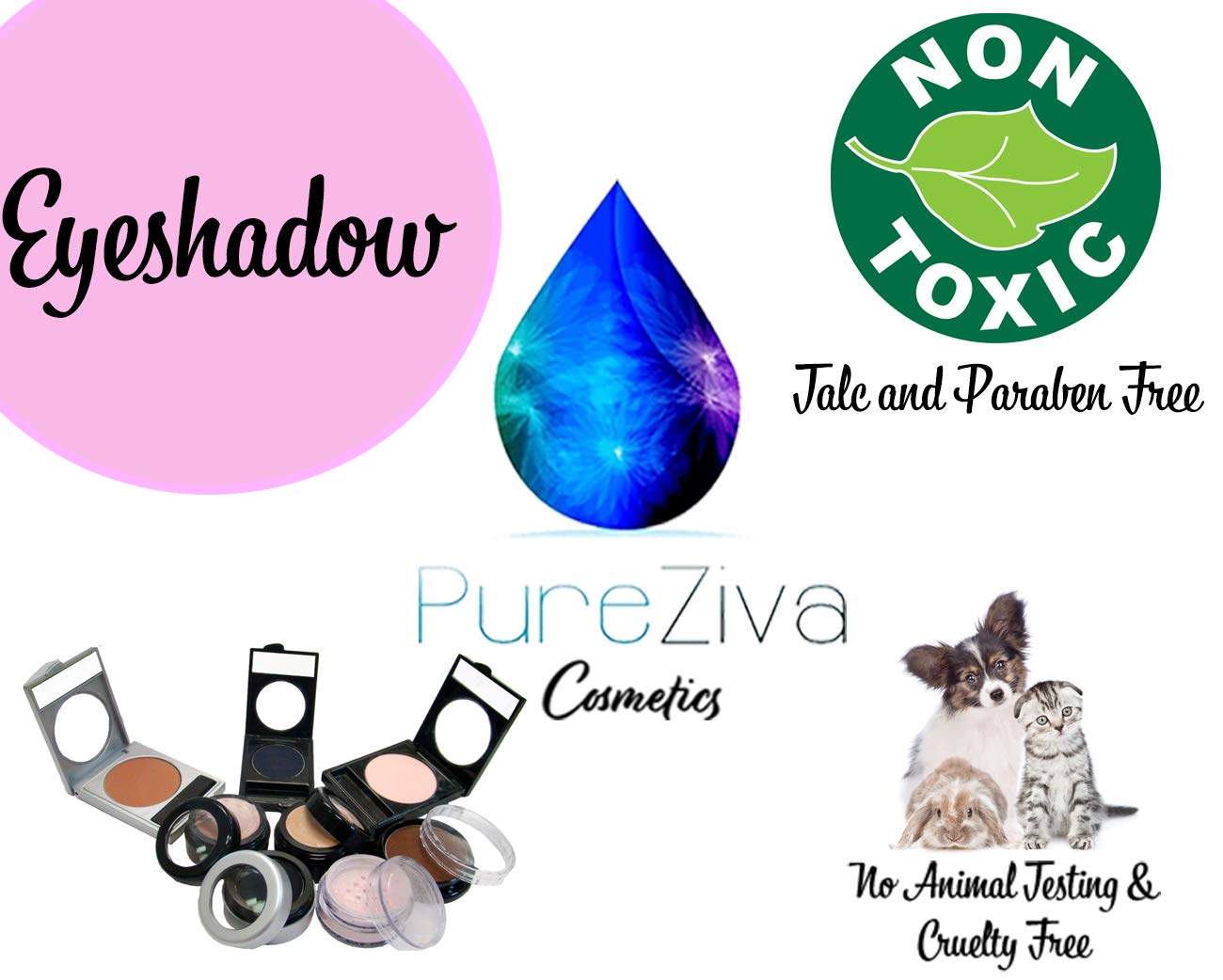 Sparkle Silver Grey Smoldering Galaxy Loose Eyeshadow Powder Pigment, Single Glitter Mineral Dust Jar Pot, Talc & Paraben Free, No Animal Testing & Cruelty Free