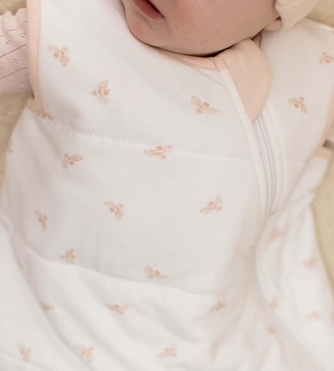 Burt's Bees Baby Unisex Newborn Essentials 100% Organic Cotton Beekeeper Wearable Blanket