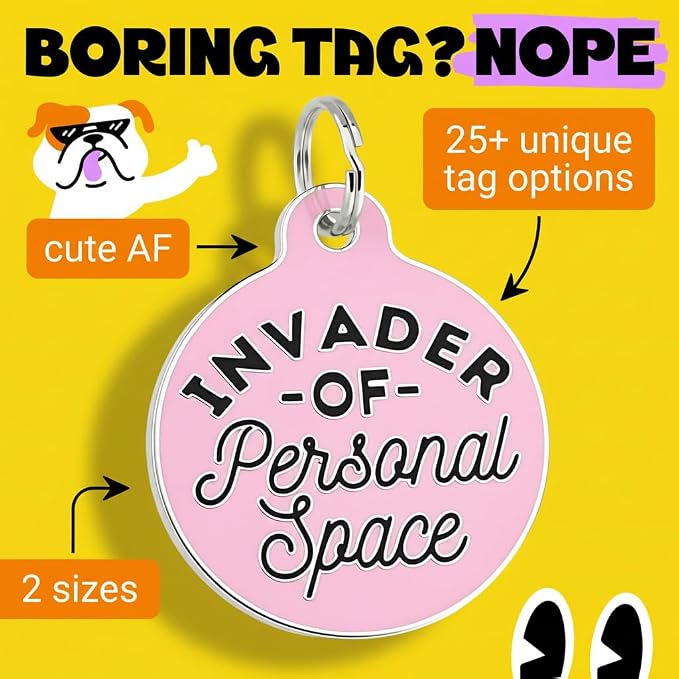 Bad Tags Personalized Dog and Cat ID Tags in 25+ Designs and 2 Sizes - Image 3