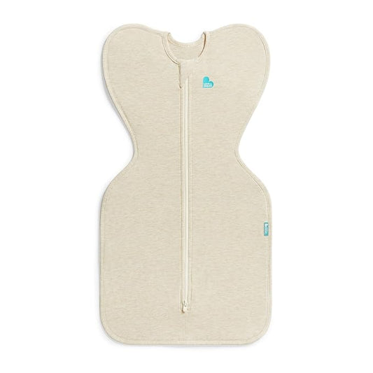 Love to Dream Swaddle UP, Sleep Sack 0-3 Months, Self-Soothing, Improves Sleep, Snug Fit Helps Calm Startle Reflex, Baby Essentials Must Haves Newborn, 1.0 TOG, 13-19 lbs, Oatmeal