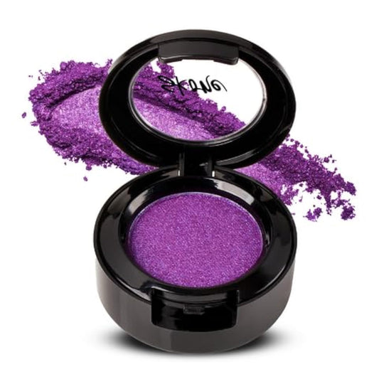 Skone Cosmetics Gems Eye Shadow, Highly Pigmented, Longwear Eye Makeup, Single Eyeshadow with Pro Shimmery Finish - Ultra-Blendable, Slightly Shimmer Shades - Purple Eyeshadow - Flowers