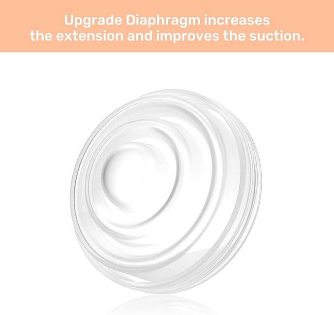 6Pcs Silicone Diaphragm Compatible with Momcozy M5 Wearable Breast Pump, Replacement Pump Parts Accessories for M5 Momcozy, Same as Original Mom Cozy Accessories, BPA Free