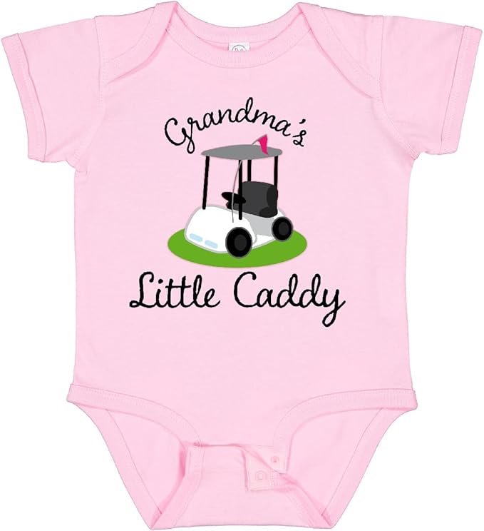 inktastic Grandma's Little Caddy Golf Baby Bodysuit