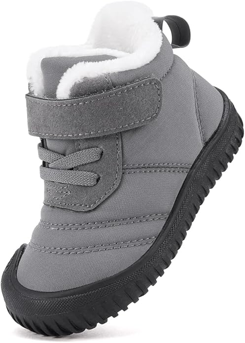 BMCiTYBM Toddler Baby Snow Boots Winter Shoes Boys Girls Cold Weather Baby Faux Fur Shoes