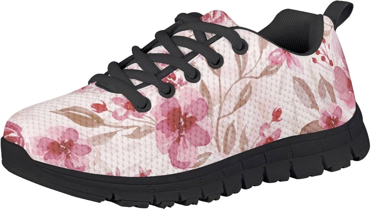 MARSVOVO First Shoes for Walking Boy Girl Athletic Lightweight Flexible Lace-up Breathable Running Shoes Casual Classic Comfortable Non Slip Play Sport Learning to Walk Toddler Girl Sneakers
