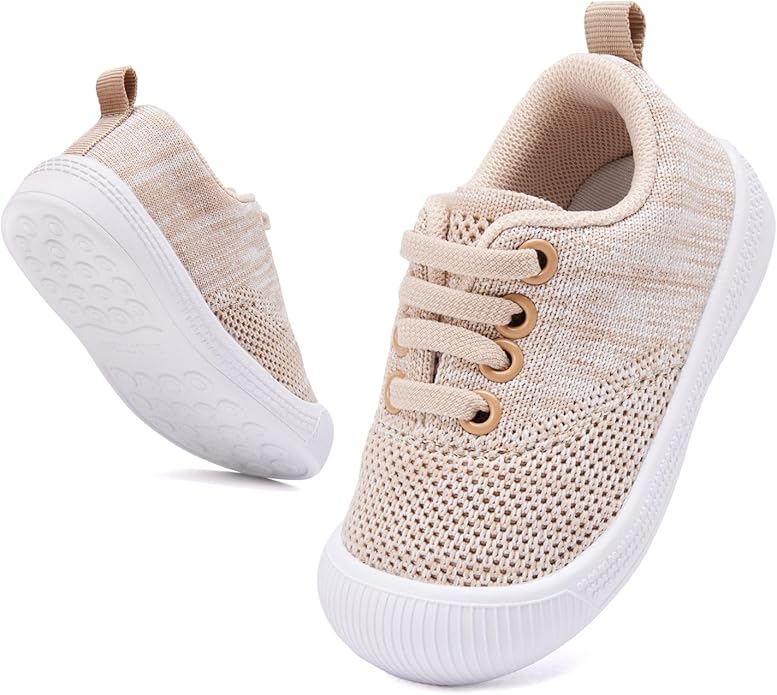 BMCiTYBM Baby Shoes Infant Boy Girl First Walker Shoes Toddler Walking Shoes Lightweight Non-Slip Sneakers for 6 9 12 18 24 Months