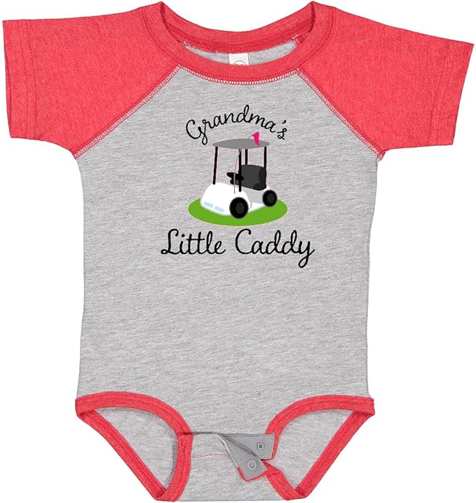 inktastic Grandma's Little Caddy Golf Baby Bodysuit