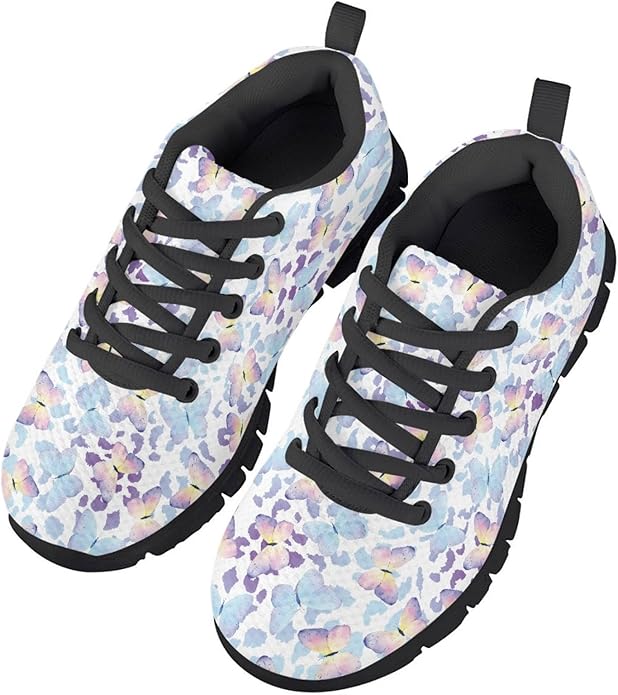 MARSVOVO First Shoes for Walking Boy Girl Athletic Lightweight Flexible Lace-up Breathable Running Shoes Casual Classic Comfortable Non Slip Play Sport Learning to Walk Toddler Girl Sneakers