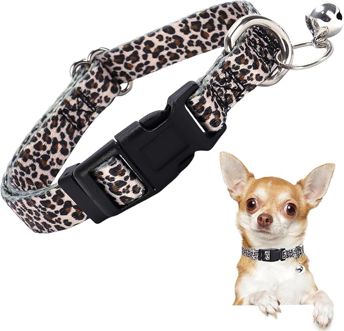 Puppy Collar with Bell，Nylon by ONEFOJOJO