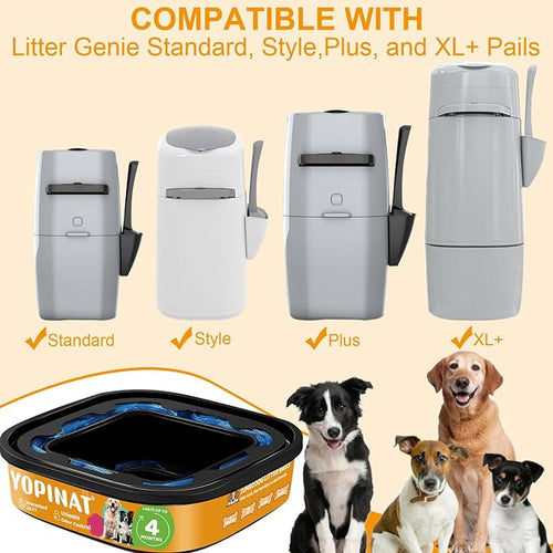 2 IN 1 Genie Refill Bags for Dog Cat 2 Pack - Image 2