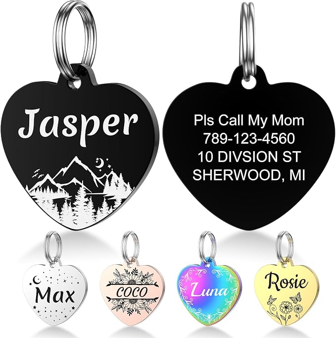 YEHANTI Dog Tags Personalized for Pets by YEHANTI