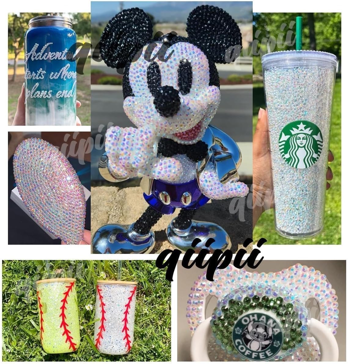 16000PCS Vibrant Purple AB Resin Rhinestones for Crafting 3mm 4mm 5mm Flatback Jelly Stones Bulk SS10 SS16 SS20 Diamonds Gems Charms for Nails Face Eyes Makeup Tumblers Bottles Crafts Clothes