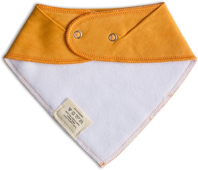 Denver James Bandana Feeding Drool Baby Bib I Soft Organic Cotton I Fleece Back