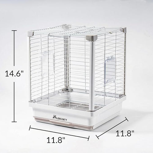 14.6" Portable Travel Bird Cage, Parrot Cage, Ample Room - Image 2