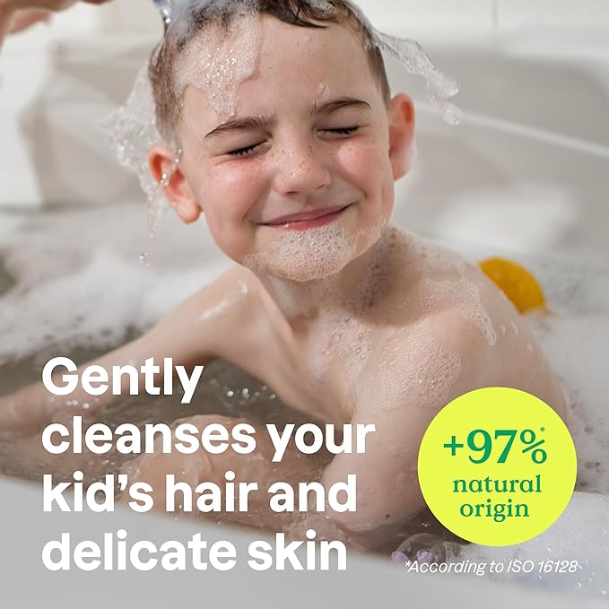 ATTITUDE Shampoo and Body Wash for Kids, EWG Verified, Dermatologically Tested, Plant- and Mineral-Based Ingredients, Vegan and Cruelty-Free, Watermelon and Coco, 16 Fl Oz (Pack of 6)