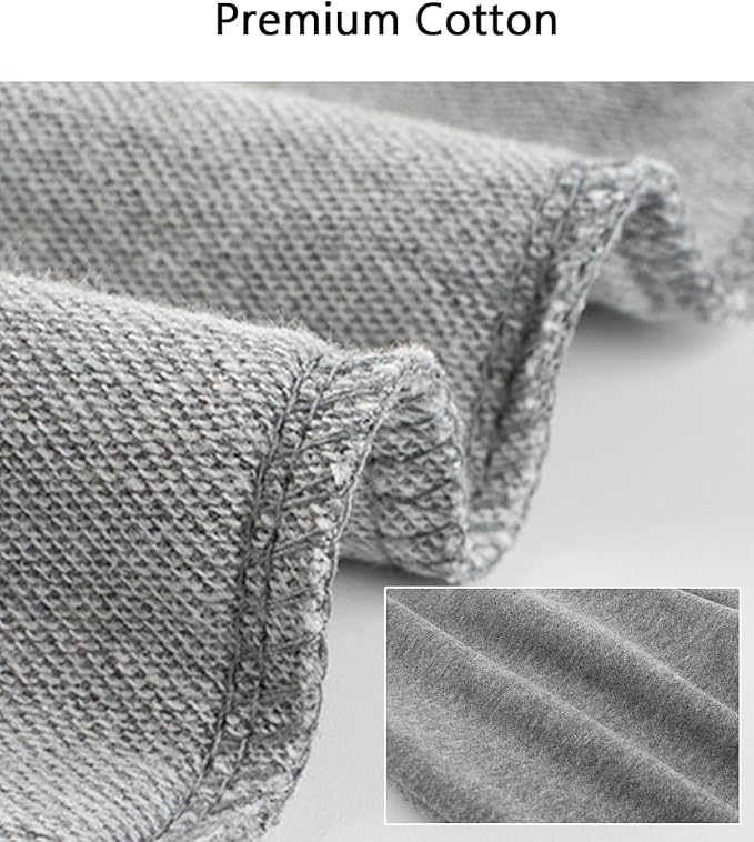 GFQLONG Toddler Boys 3 Pack Cotton Active Jogger Pants,Kids Cartoon Sweatpants Casual Lounging Bottoms