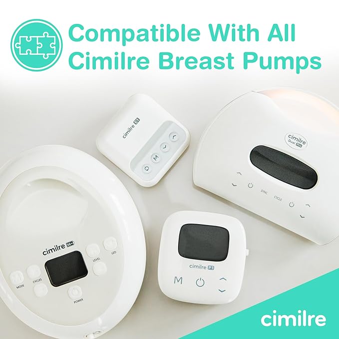 Cimilre 24MM Breast Milk Collection Kit, Double Pumping Breast Milk Collector Kit to Store Breast Milk, Includes Breast Shields, Valves, Backflow Protectors & Bottles