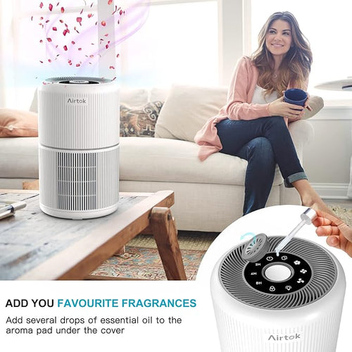 2 Pack Air Purifier for Home Bedroom - Image 2