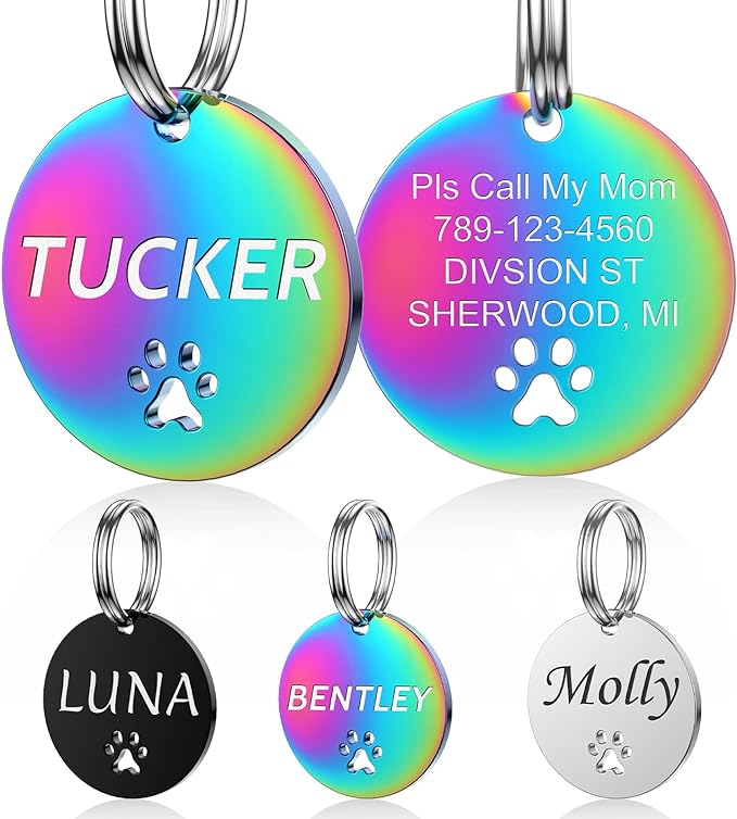 Dog Tags Personalized for Pets by YEHANTI