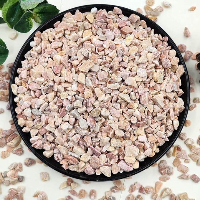 2LB Succulent and Cactus Gravel Pebbles, 1/5 Inch Natural Decorative Polished by YISZM-ForYourNaturalLife