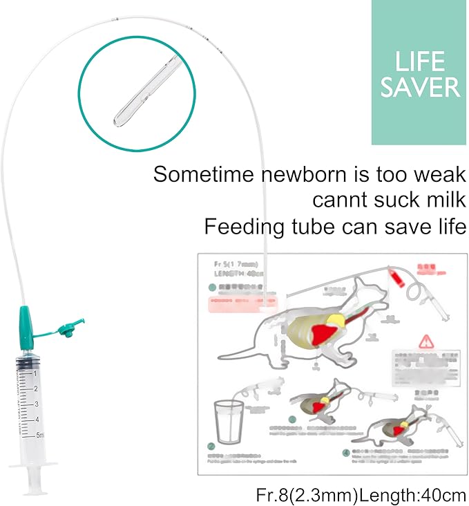Puppy Kitten Whelping Kit, Essentials Kit for Newborn Puppies Kittens, All in One Complete with Essential Supplies for Newborn Birth