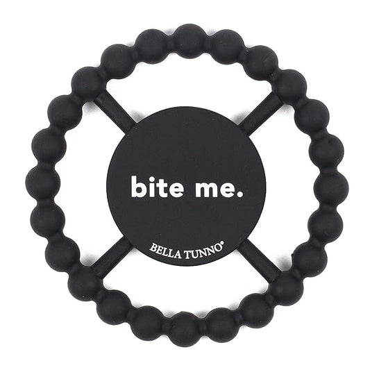 Baby Teether by Bella Tunno, Silicone Teethers for Babies 3-6 months, 6-12 months, Baby Toys, Pacifier, Teething Relief, Boys, Girls, Bite Mec