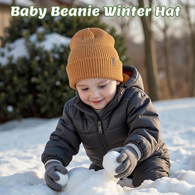 Bebila Baby Beanie Toddler Infant Winter Hats Knit Warm Caps for Boys Girls