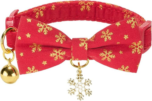 2 Pack Christmas Cat Collar - Image 2