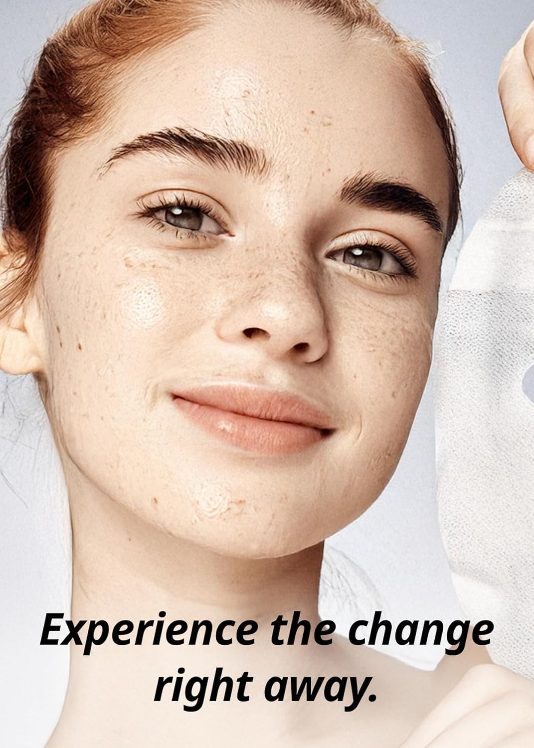 SNP Skin Return Lifting Essence Sheet Mask | Hydrating and Firming for All Skin Types | Vegan Sheet Masks | Peptide and Lactobacillus | Korean Face Masks Skincare | Facial Mask | 10 Sheets