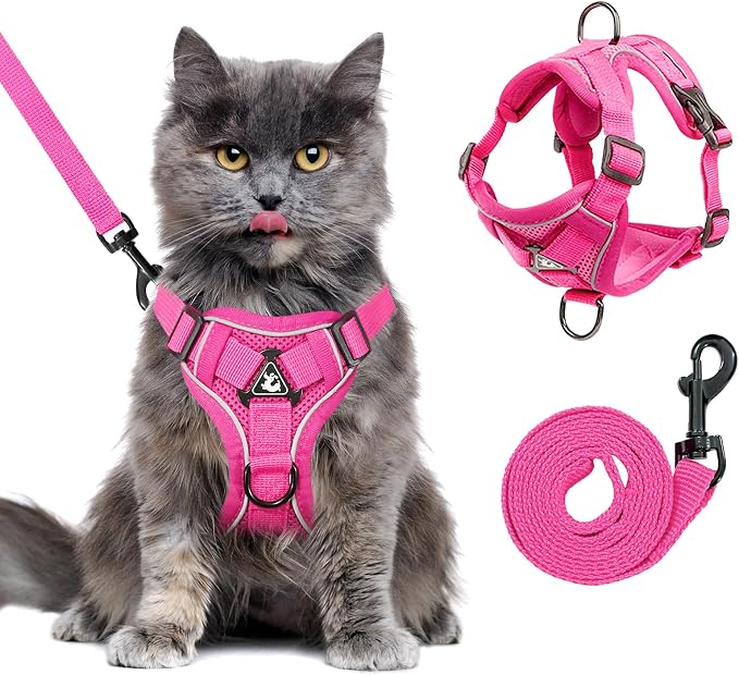 Escape Proof Cat Harness and Leash Set by GCVOPTON