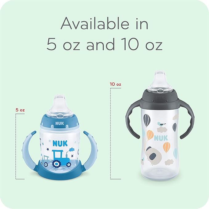 NUK Disney Learner Spill Proof Sippy Cup, Mickey Mouse, 5 Oz 1Pack – BPA Free, Spill Proof Sippy Cup