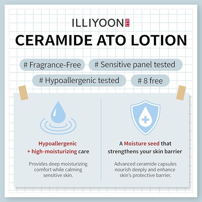 Illiyoon ATO Soothing Gel 5.91 Fl Oz with ATO Lotion 2.29 Fl Oz
