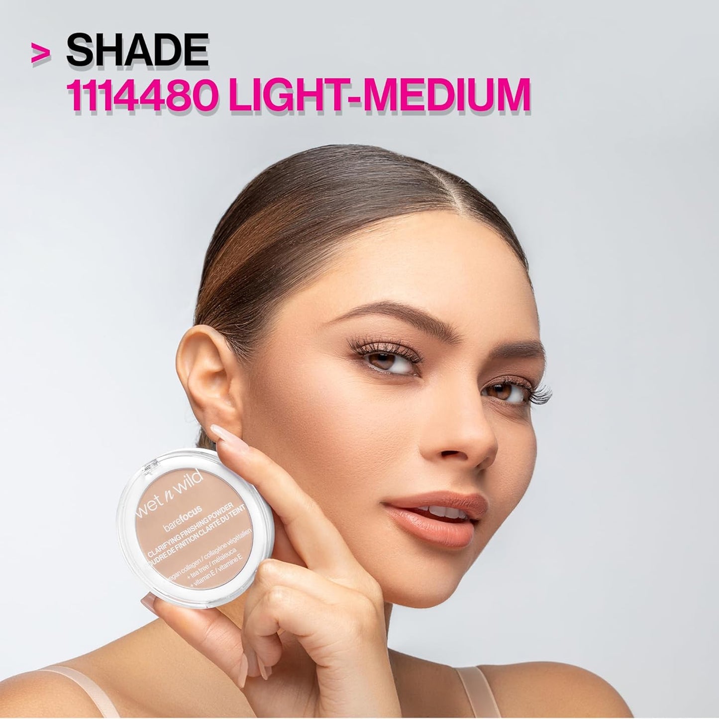 wet n wild Bare Focus Clarifying Finishing Powder | Matte | Pressed Setting Powder Fair-Light (Pack of 2)