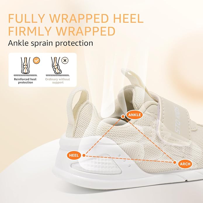 Baby Shoes Wide Toe Box Infant Boy Girl First Walker Shoe Toddler Crib Barefoot Sneakers Non-Slip Sole Soft Breathable Mesh Lightweight Walking Indoor Newborn Chubby Babies 6 9 12 18 24 Months