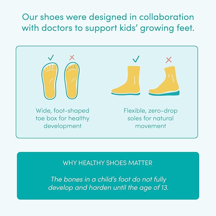 Ten Little First Walker Baby Shoes & Toddler Shoes for Boys & Girls - Lightweight, Breathable Cotton Baby Walking Shoes - Non-Slip, Wide-Feet Walking Shoes for Babies