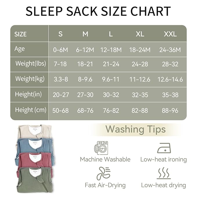 Rayon Made from Bamboo Toddler Sleep Sack with Feet 3t-4t 1.0 Tog Breathable Sleep Sack 36-48 Months Ultra Soft Baby Wearable Blanket with Legs Unisex Sleeping Bag with 2-Way Zipper