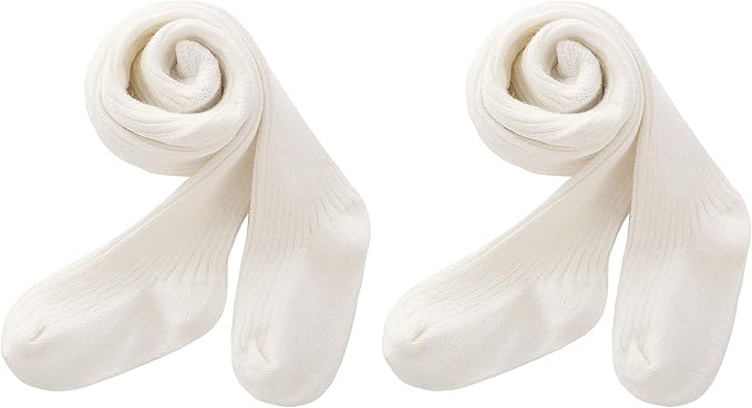CECORC Baby Girls Tights Toddler Cable Knit Leggings Thick Cotton Infant Stockings Pantyhose 1-10T