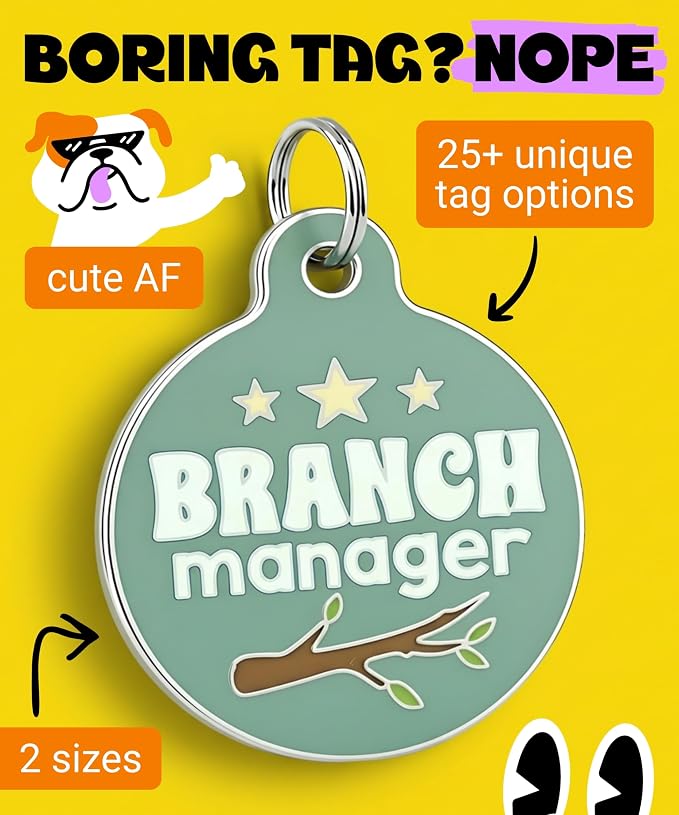 Bad Tags Personalized Dog and Cat ID Tags in 25+ Designs and 2 Sizes - Image 4