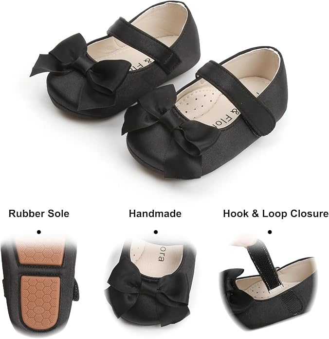 Soft Sole Baby Shoes - Infant Baby Walking Shoes Moccasins Rubber Sole Crib Shoes