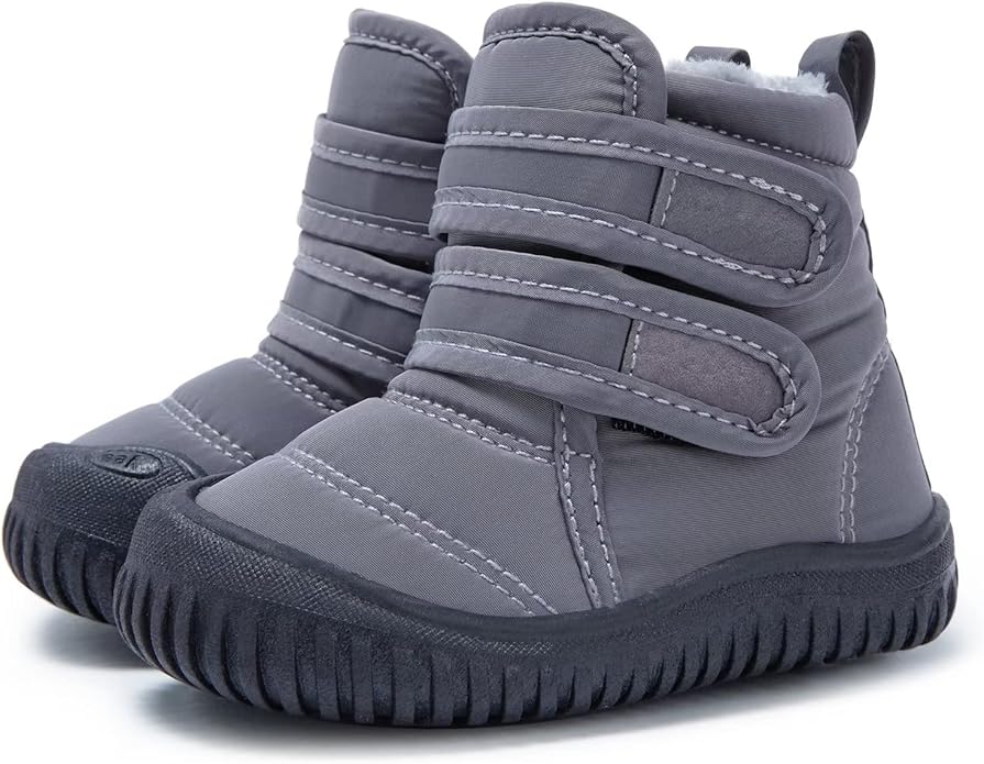 BMCiTYBM Toddler Baby Snow Boots Winter Shoes Boys Girls Cold Weather Baby Faux Fur Shoes