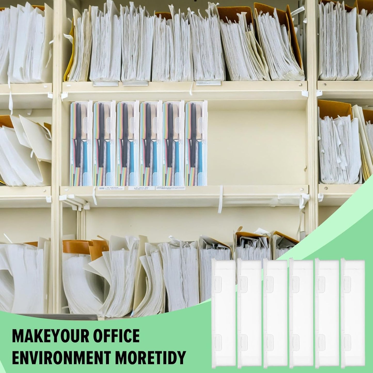 6 Pcs 7'' x 9'' x 2'' Plastic Storage Box with Lid Multipurpose Craft Organizers Plastic Containers Clear Pencil Case Art Satchel Storage Case for Beads Ornaments Crafts Accessories