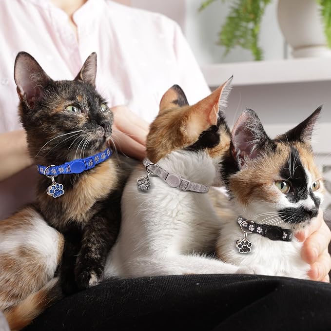 4PCS Breakaway Cat Collars, Reflective Cat Collar - Image 6